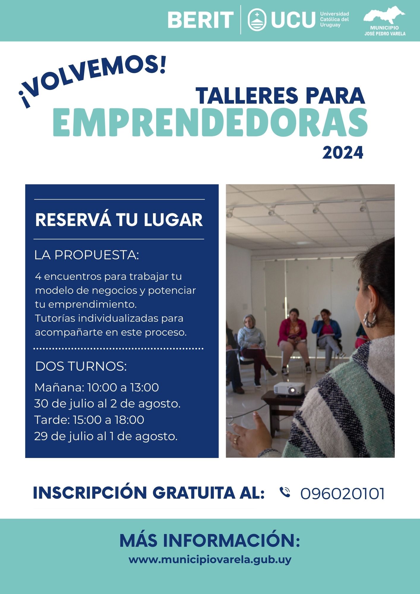 AFICHE.TALLEREMPRENDEDORAS24